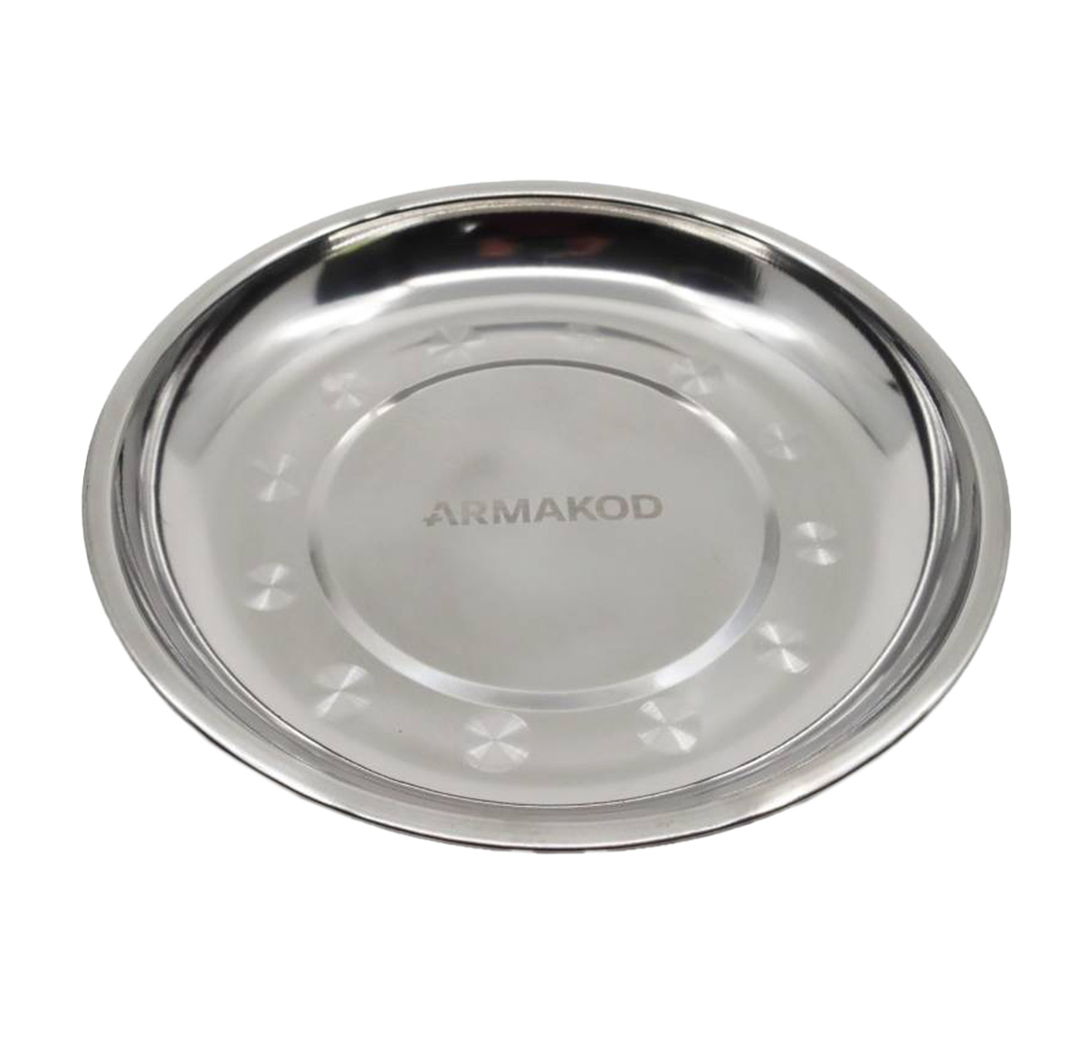 Assiette en inox Ø21cm-image