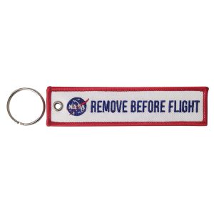 Porte-clé Nasa blanc-image