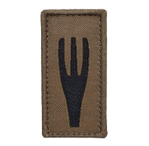 Patch Tissé Arme fourchette à fondue-image