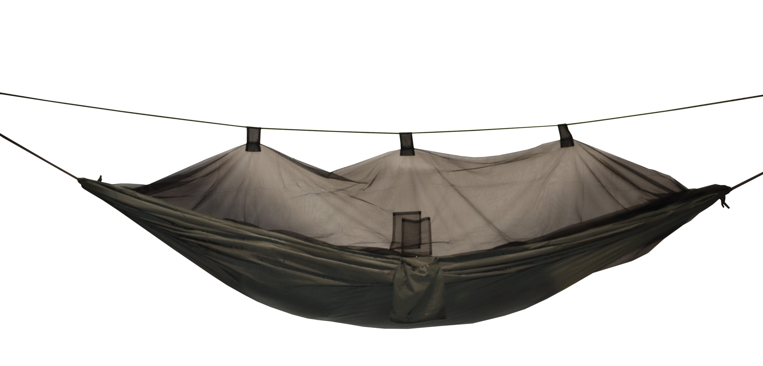 Hamac en toile parachute + Moustiquaire-image